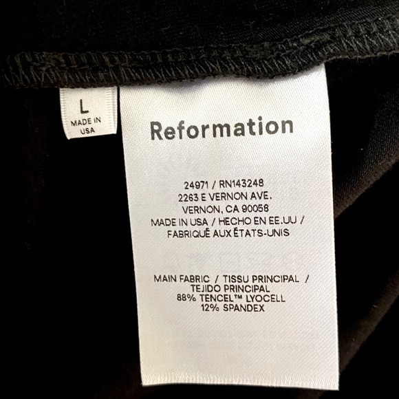 NWOT | Reformation Troye Knit Bodysuit Deep Plunge Size L - Picture 5 of 6